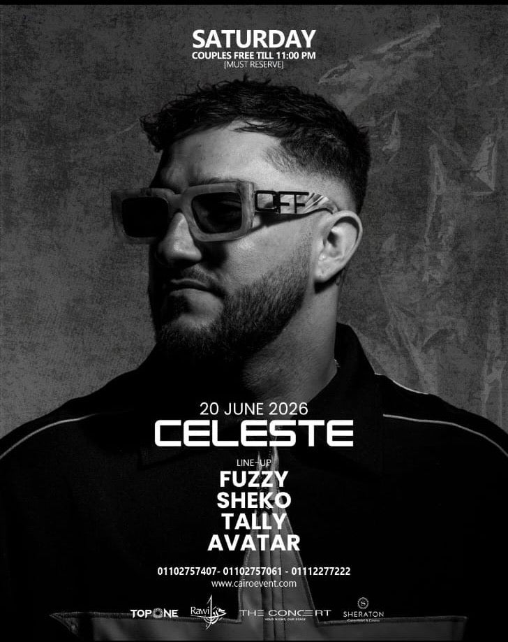 CELESTE EVENT SAT 20 JUNE