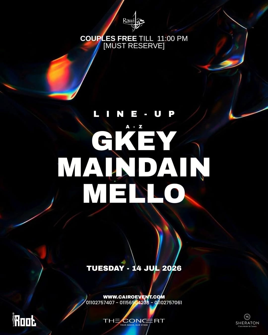 TUESDAY PARTY 14 JULY