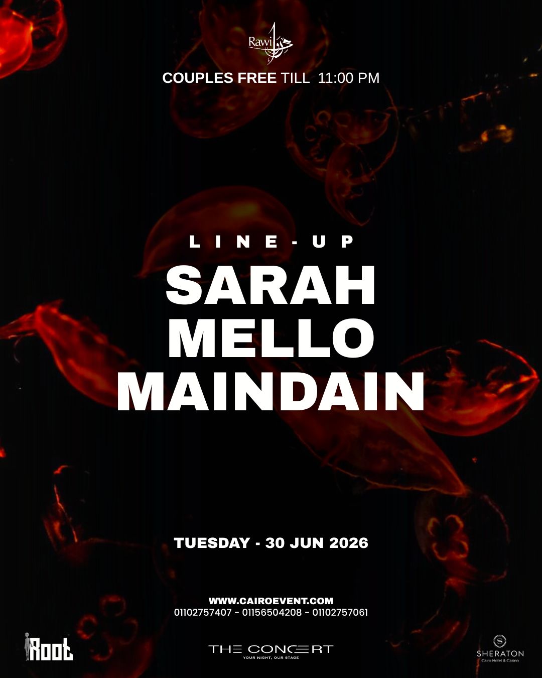 TUESDAY PARTY 30 JUNE