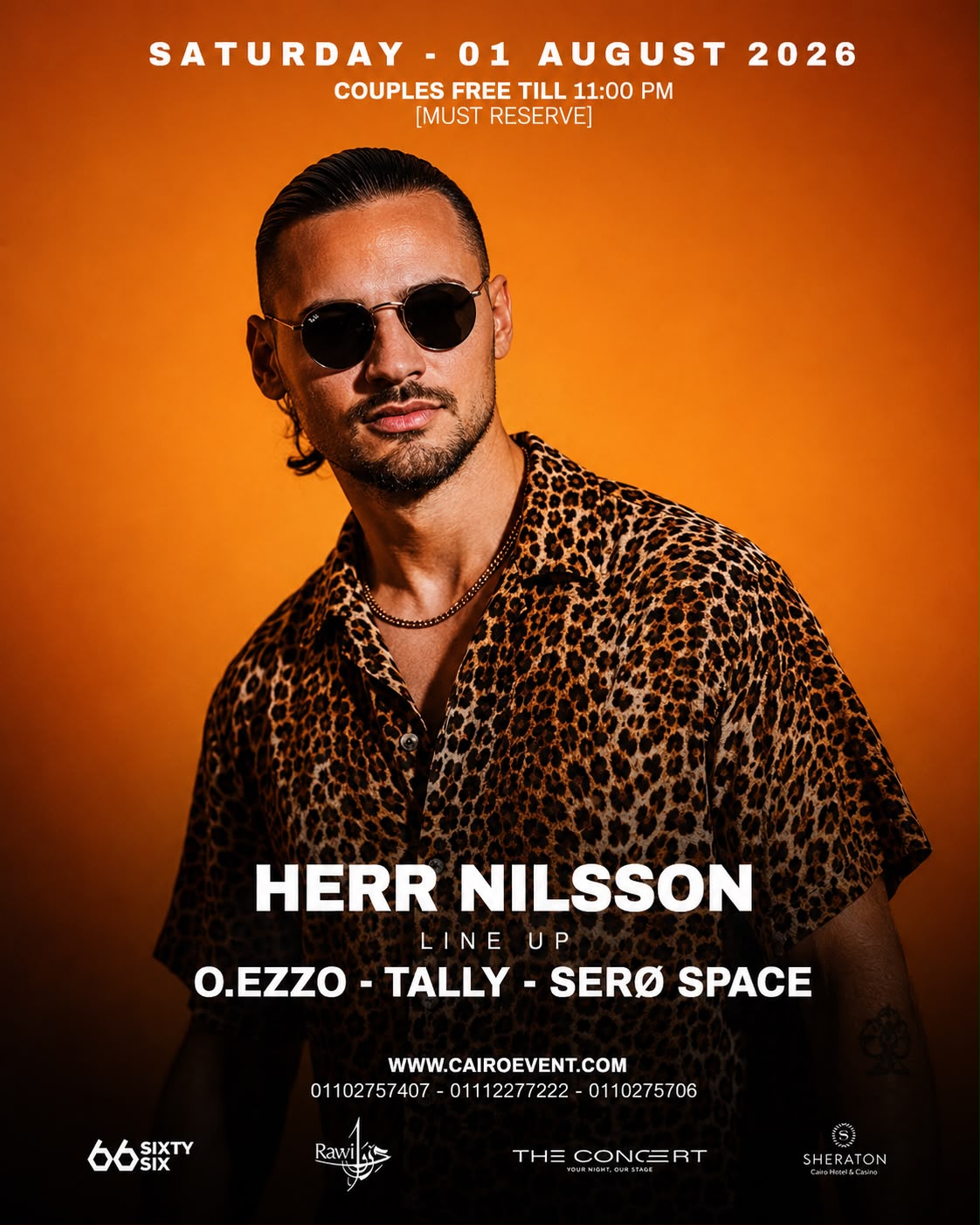 HERR NILSSON EVENT | SAT 1 AUG