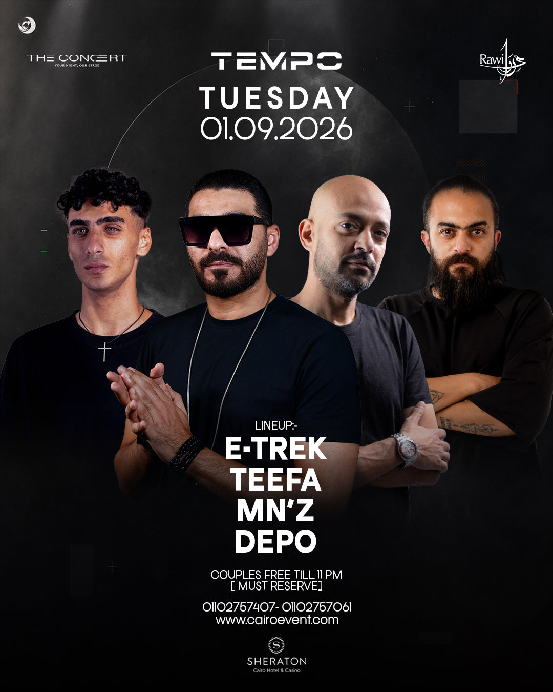 TUESDAY PARTY 1 SEP