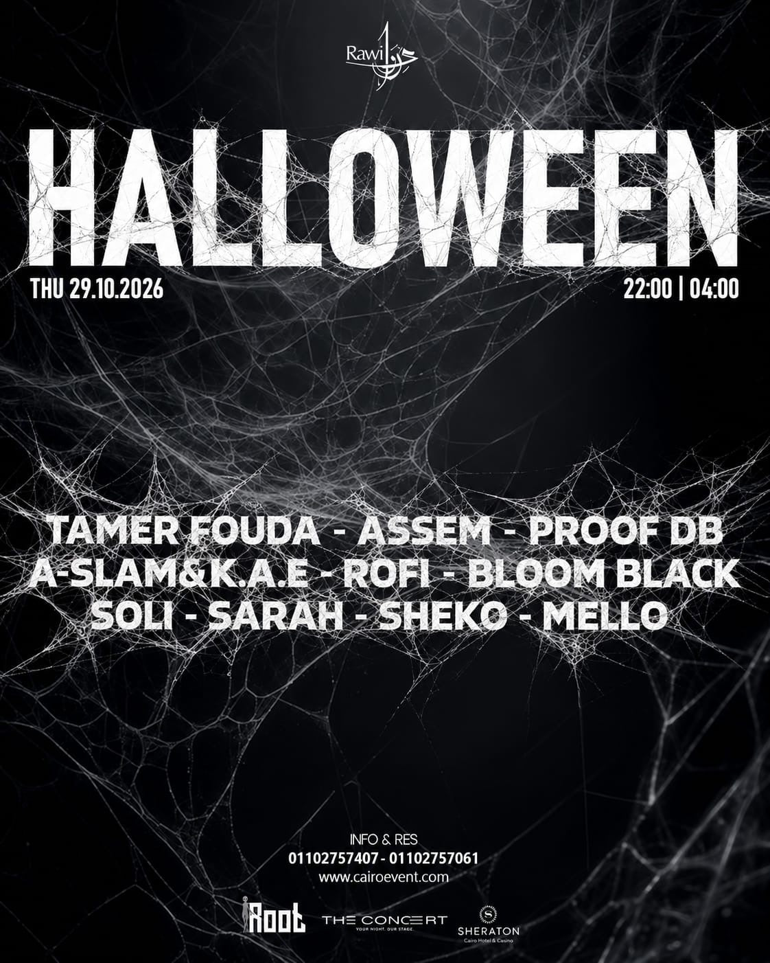 HALLOWEEN PARTY THU 29 OCT