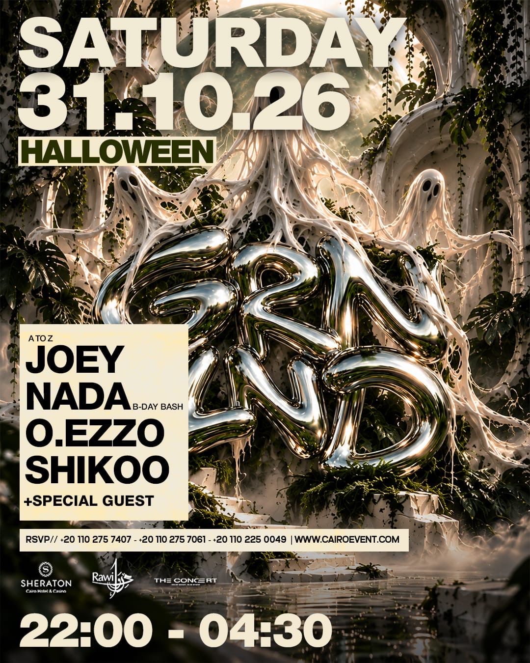 HALLOWEEN EVENT SAT 31 OCT